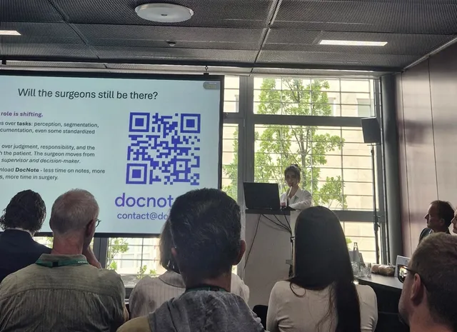 Dr. Alice Gilson speaks on the future of surgery and AI at the Swiss College of Surgeons Congress in Lucerne